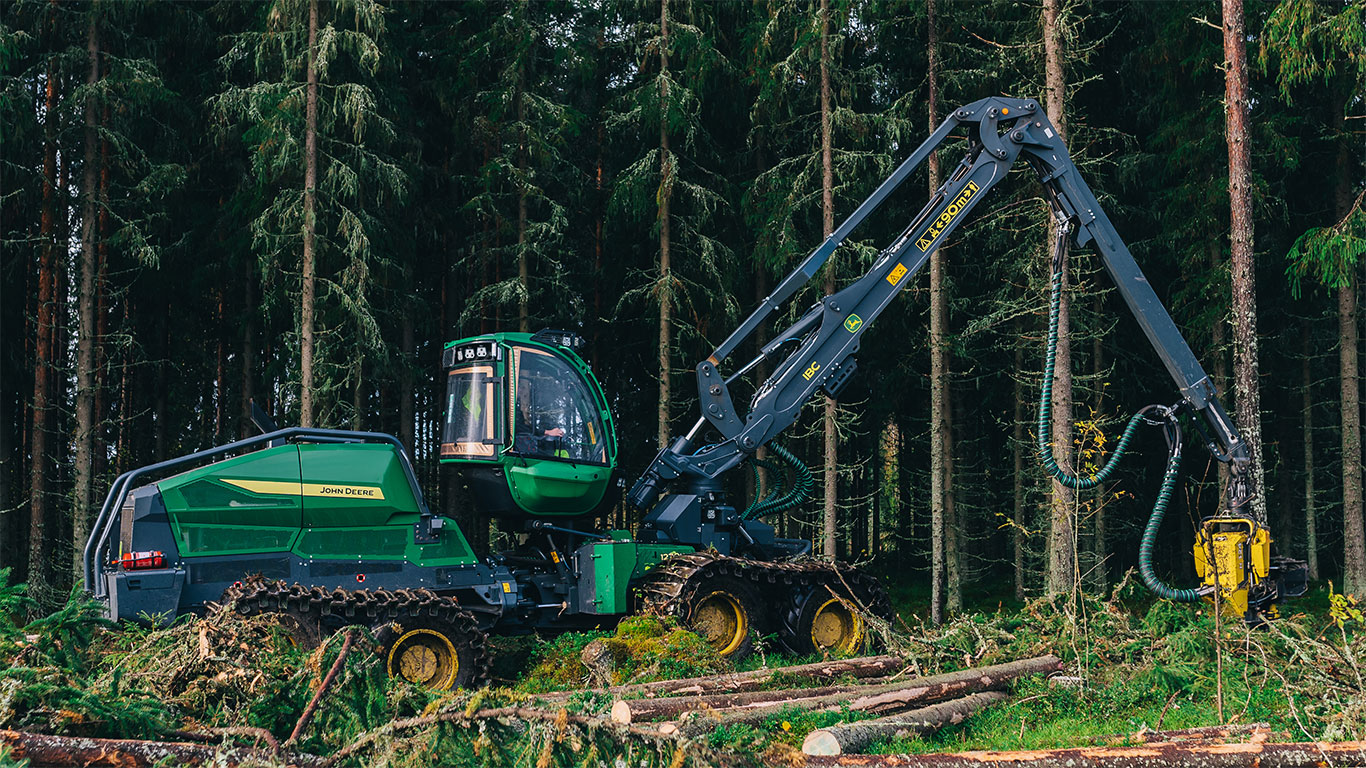 Ettevõtte John Deere metsalangetustraktor 1270H