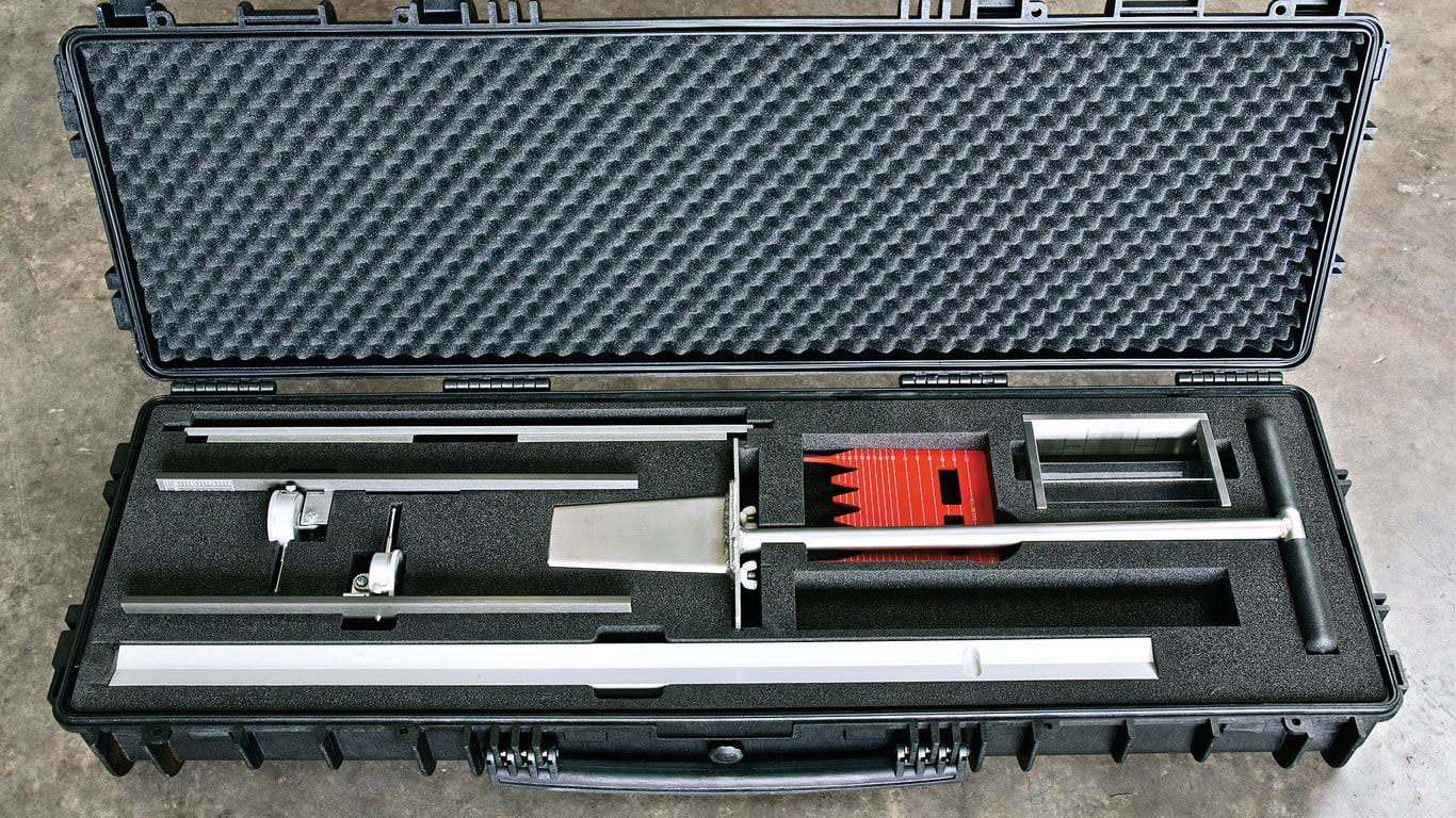 Golfimuru hooldustööriistade komplekt